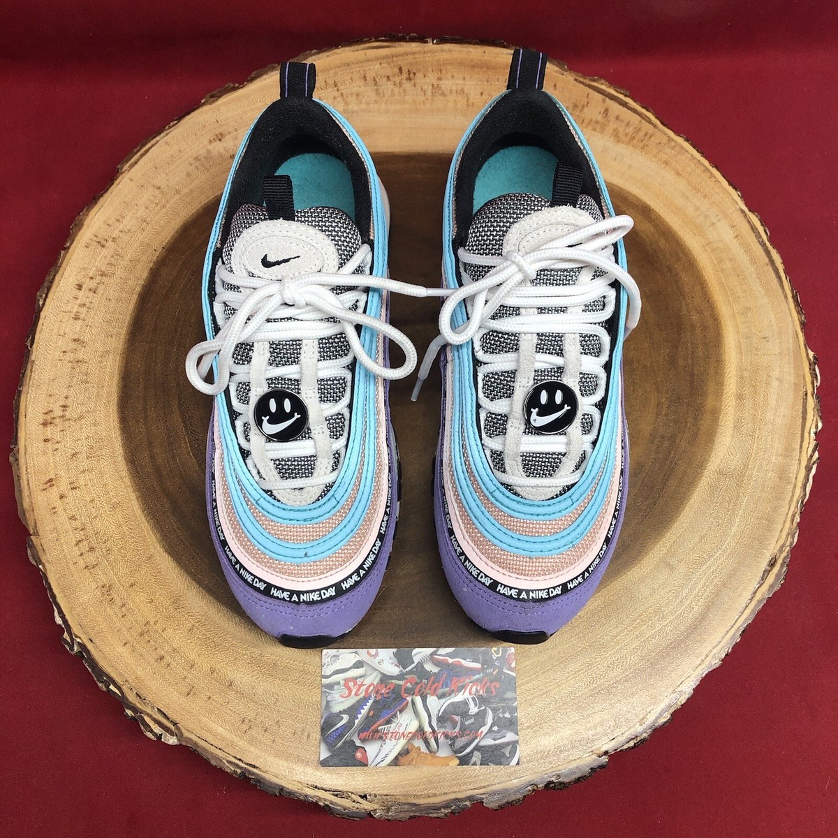 Nike Air Max 97 SE GS Have A Nike Day Space Purple White 923288