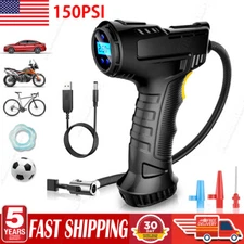 Car Air Tire Pump Inflator Compressor LED Digital Electric Portable 150PSI 12V