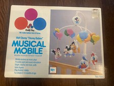 Disney Babies VTG 1986 Musical Mobile by Dolly 641  Disney babies  