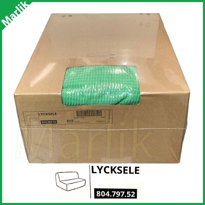 IKEA LYCKSELE Cover for Sleeper Sofa, Vansbro Bright Green