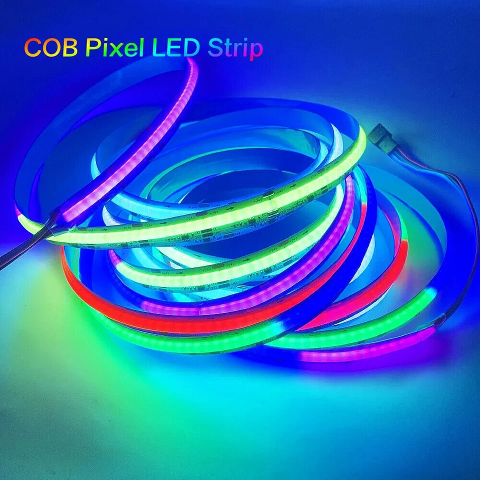 COB LED Streifen licht 720LED/m Pixel WS2811 RGB IC adressierbar digital stripe - Bild 2 von 4