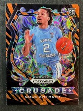 2020-21 Prizm Cole Anthony Crusade Tiger Stripe Prizm SP Rookie RC #89