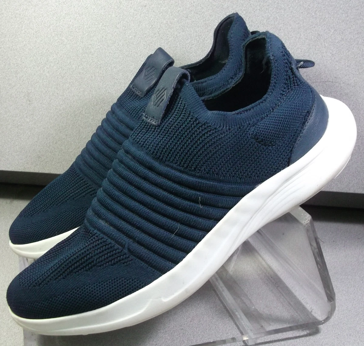 Johnston & Murphy Eaton Navy Knit Blue Leather Casual Shoes Men’s Size 10 M Amazon.com | Johnston & Murphy Kids Upton Knit Plain Toe  main image 2
