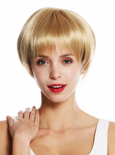 Perruque Courte Femme BRANDY F27613 - Blond Cuivré Clair - Synthétique Lisse - Neuf Avec étiquettes