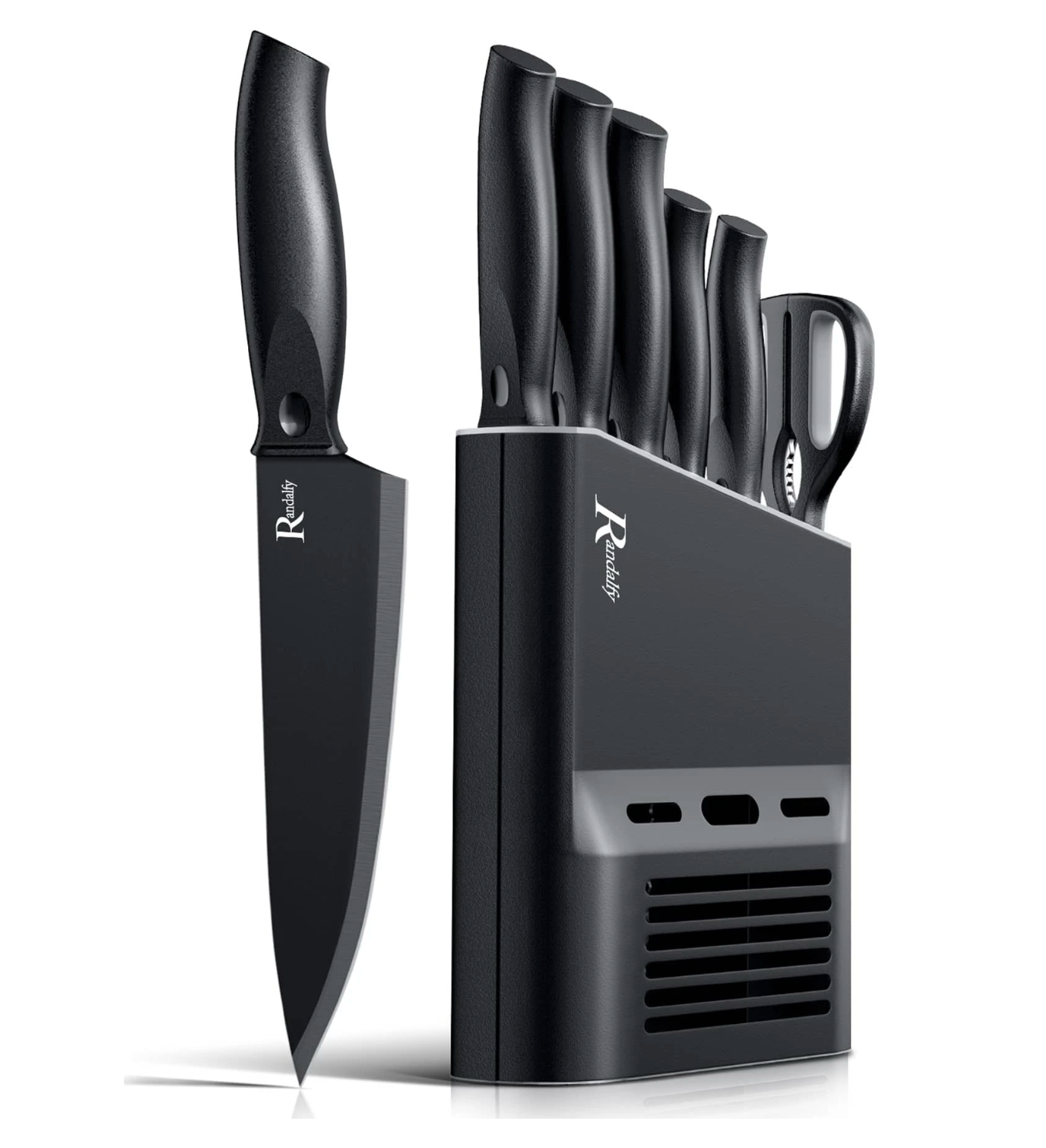 Knife Set With Knife Block Set – 7-Piece Chef's Knife Set US-image