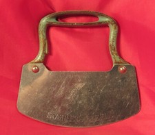 Iron Green Handled Chopper  Vintage ACME Stai...