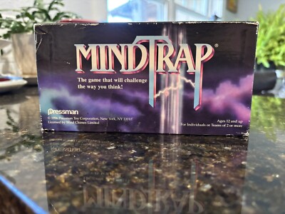 Vintage NOS MindTrap Game 1996 Pressman 1991 Version