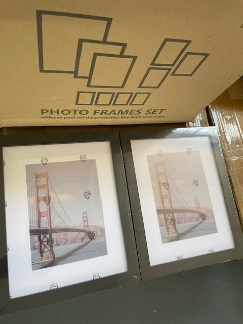  40 Piece Picture Frame Set – Assorted Black Photo Frames – Brand New & Sealed - Image 4 of 4