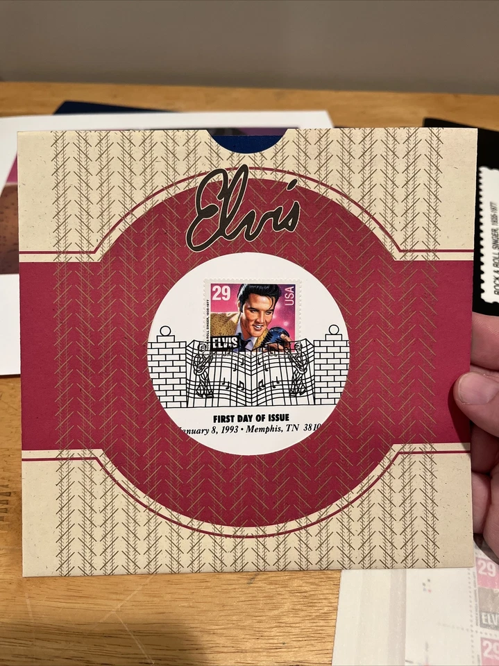 U.S. Stamps 2721 Elvis Presley Commemorative Lot 3 Sheets 29 Cent Block FD Stamp - Image 2 of 4