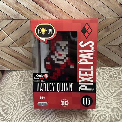 PIXEL PALS Harley Quinn 8 Bit Limited Gamestop Light up 015 NEW