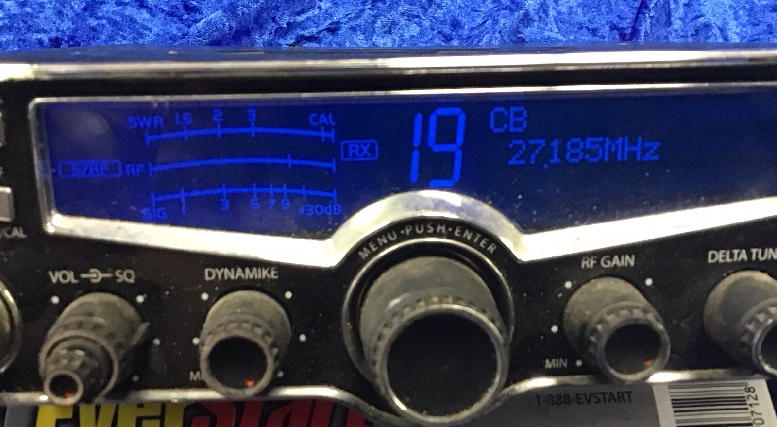 Kit Manopole CB Radio Hana Truck Sport - Doppia Manopola Cromata Con Gioiello Trasparente