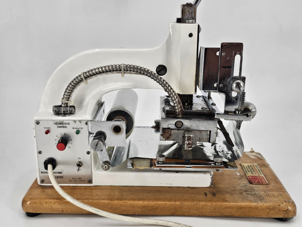 SLE HOT FOIL STAMPING MACHINE M-800 | eBay