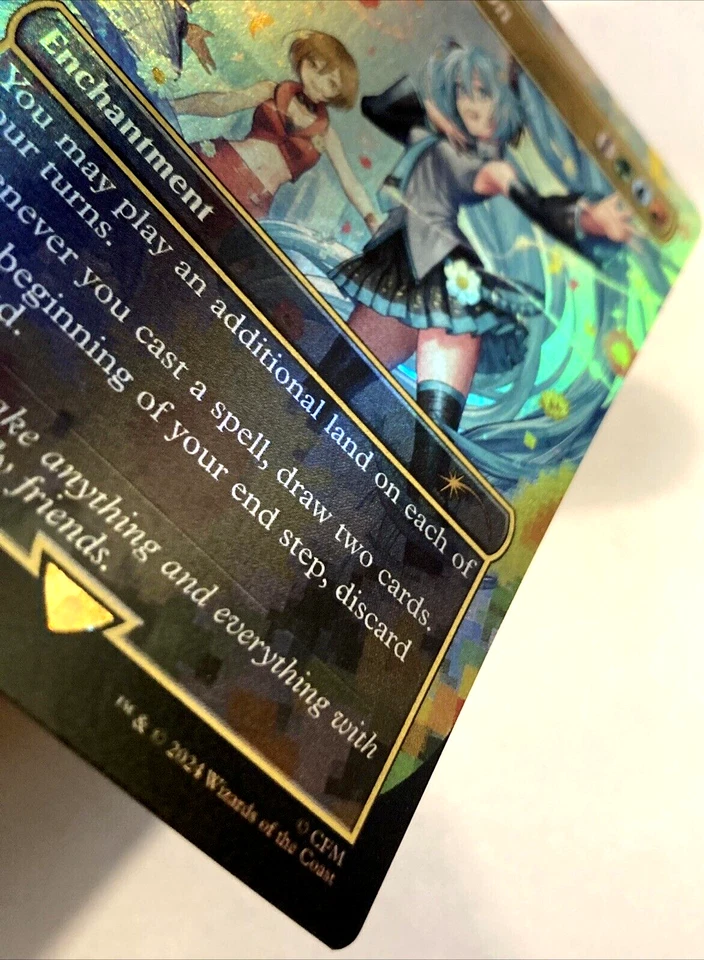 MTG Song Of Creation RAINBOW FOIL Secret Lair Hatsune Miku 1603 NM - Image 3 of 4