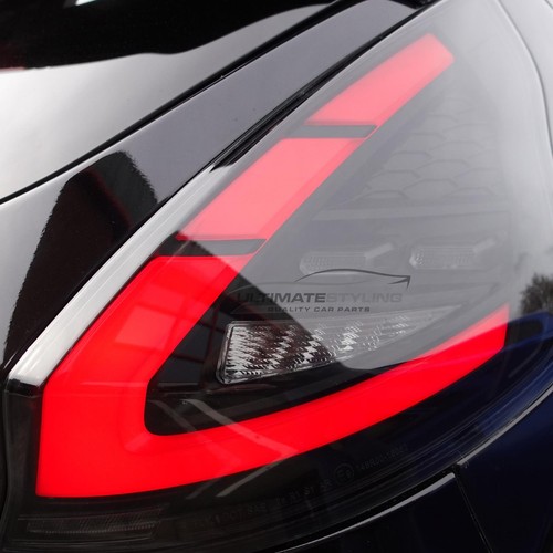 Ford Fiesta Mk7 Mk7.5 2008-2017 LED Dynamic Tinted Smoked Rear Lights Animation - Picture 2 of 12