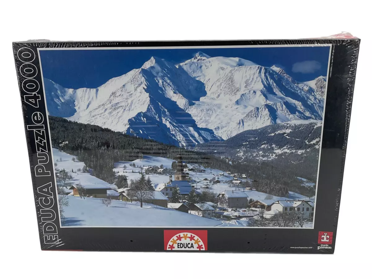 Educa 4000 Piece Puzzle Mont Blanc France Factory Sealed Made In Spain