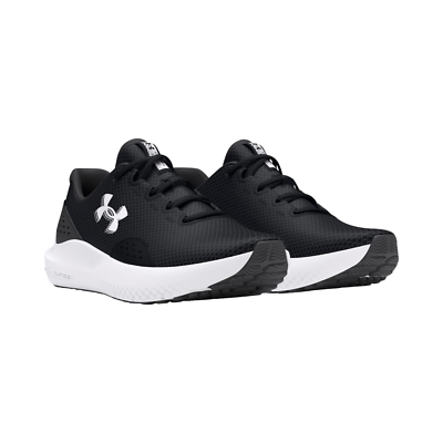 Mens Under Armour Charged Surge 4 Running Shoe - Black, 10.5  display picture 3