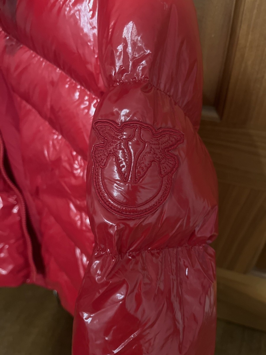 【新品未使用】PINKO レザージャケット レッド レディース　タグ付き 38 新品未使用】PINKO レザージャケット レッド レディース タグ付き 38