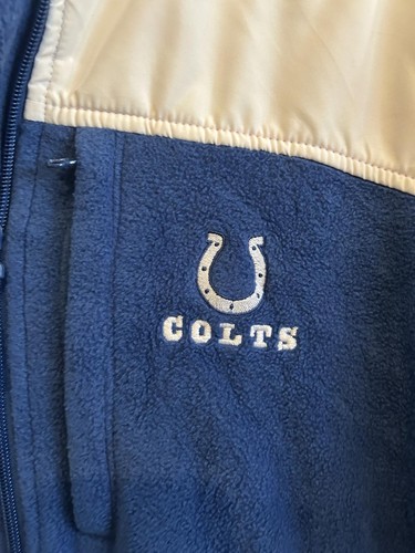 Vintage NFL Indianapolis Colts Women's Medium Fleece Jacket - Picture 2 of 6