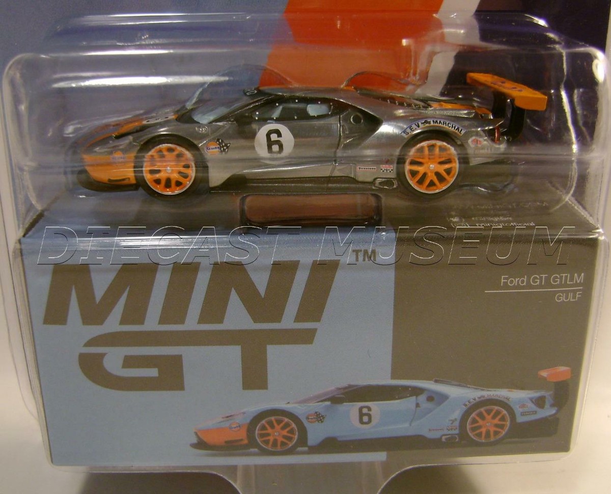 FORD GT GTLM GULF #6 OIL GAS RAW CHASE CAR USA MIJO TSM MODEL MINI