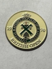 Rare 1970 Open Championship 1" Coin Style Golf Marker - Jack Nicklaus Winner!