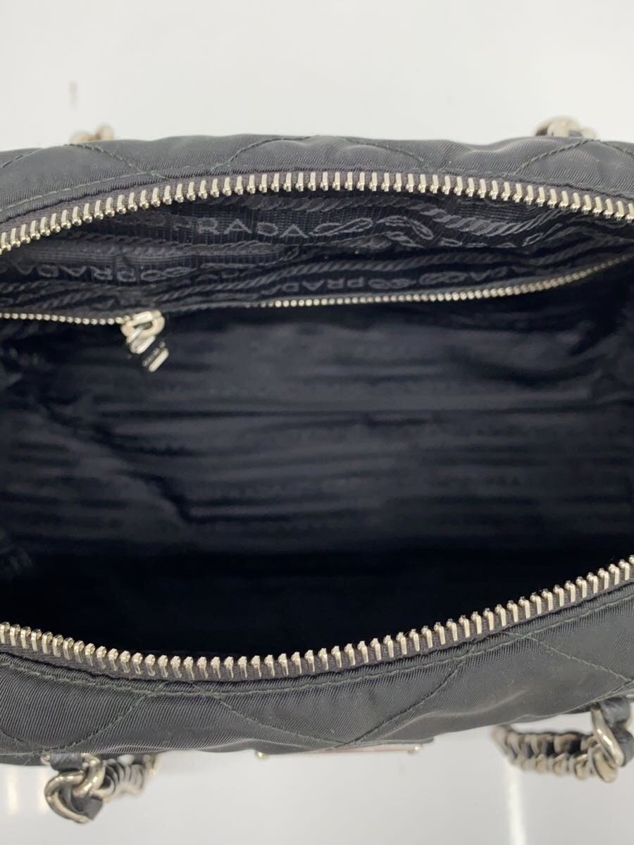 PRADA Handbag Polyester BLK Solid - image 6