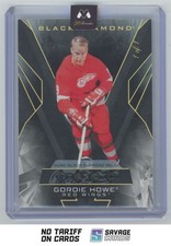 2025-26 Upper Deck Black Diamond Pure Black Quad Gems Gordie Howe 1/1 #BDB-GH