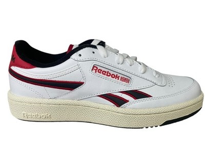 Reebok Men Sneaker Casual Club C Revenge 100201096 Tennis White Grey Size 8.5 M