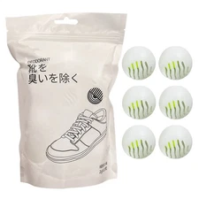Shoe Smell Balls 12pc Odor Balls Freshener Portable Sneaker Ball Multifunctional