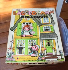 Vintage Raggedy Ann Doll House Colorforms Missing 1 Piece