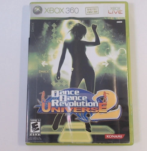 Dance Dance Revolution: Universe 2 (Microsoft Xbox 360, 2007) Complete - CIB