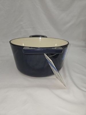 Brand New VIKING Cast Iron Slate Blue Enamel Coated 5 Quart