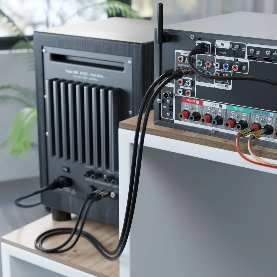 KabelDirekt – RCA Stereo Cable, Cord (3 feet Short, Dual 2 x RCA Male to 2 x - Image 3 of 4