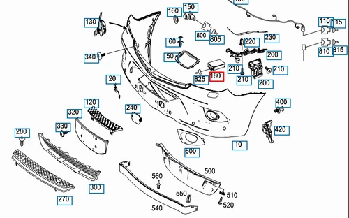 NEU MB SPRINTER W906 RADARSENSOR ABSTANDSWARNASSISTENT A9069006702 ORIGINAL - Bild 2 von 5