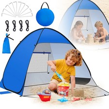 Pop Up Beach Tent Sun Shelter Foldable Easy Setup for Fishing Hiking Camping