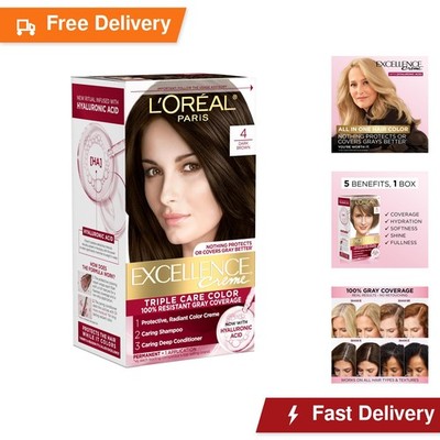 L'Oreal Paris Excellence Crème Permanent Hair Dye, Triple Care Hair Color...
