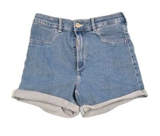 Denim Blue Jean Shorts Girl's Size 16 Adjustable Waist