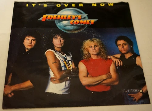 Frehley's Comet ‎– It's Over Now + The Acorn Is Spinning 1988 Warped 7" Ex-Kiss