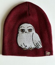 Harry Potter Hogwarts Hedwig Sequin Owl Beanie Hat H  M