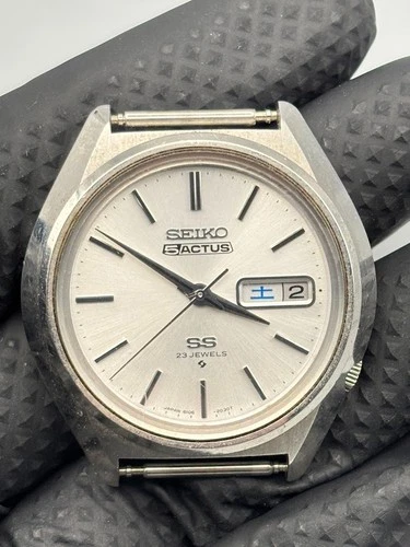 SEIKO 5 ACTUS 6106-7580 Automatic Day Date Men’s Watch Vintage For Repair