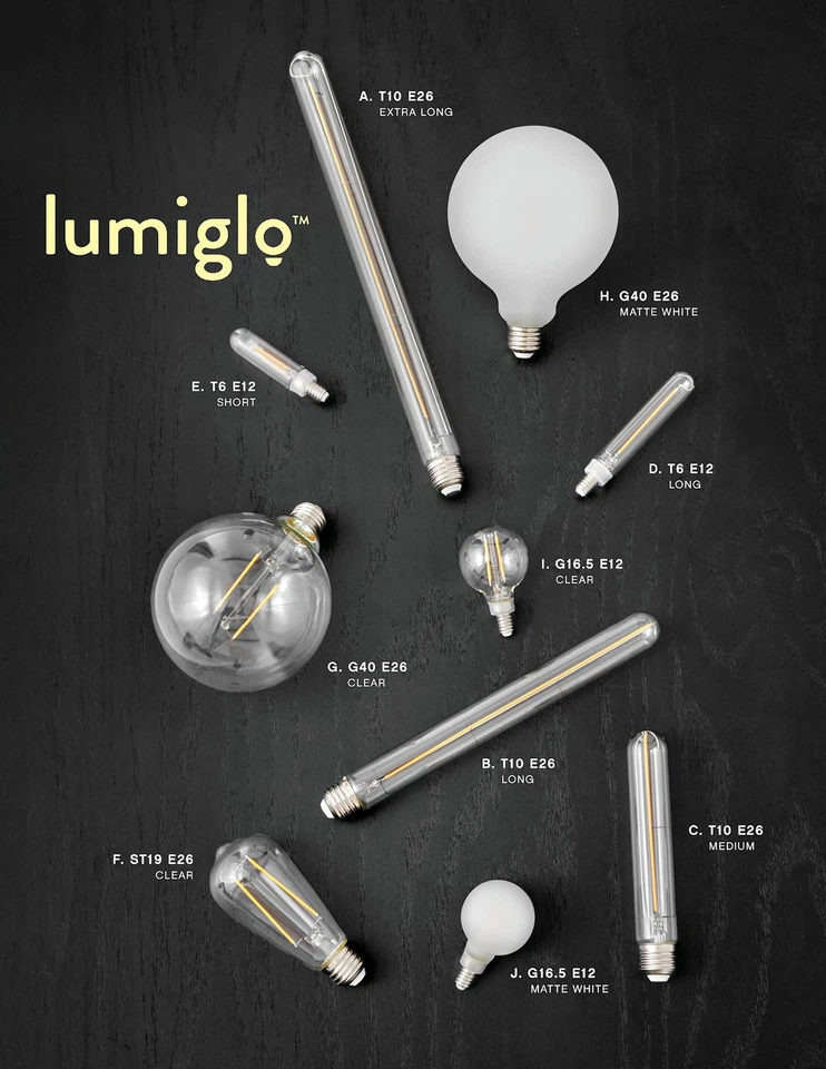 Hinkley Lighting E26T102247CL-24 LumiGlo Bulb Pack of (24) 7"L 2 - Image 3 of 4