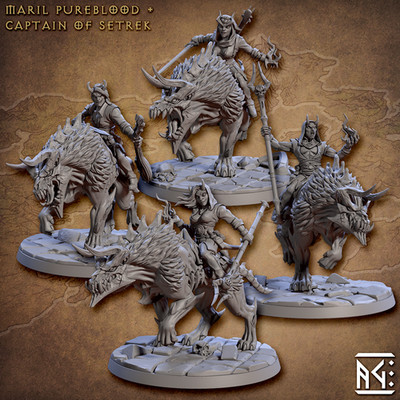 Artisan Guild - Demonhound Riders (Tabletop & Rollenspiel Miniatur)