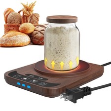 Sourdough Starter Warmer Temperature Display Warming Mat Electric Heating 12H Ti