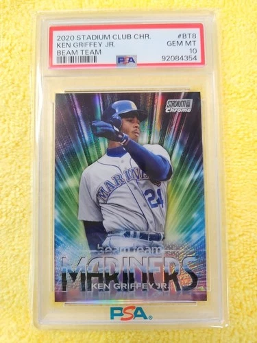 2020 Topps Stadium Club Ken Griffey Jr Beam Team  PSA  10 🔥⚾️ Mr. Hall of Fame