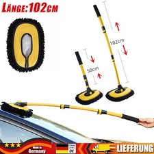 102cm Autowaschbürste ALU-Teleskop Waschbürste Bürste KFZ PKW LKW Autopflege