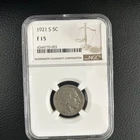 1921 S Buffalo Nickel NGC F15 Key Date 2 Feathers