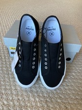 New Hurley Women's Chloe Slip On Fashion Sneaker Shoes, Size: 6, Black