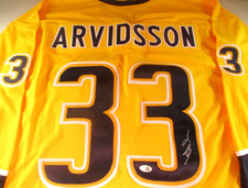 Viktor Arvidsson / Autographed Nashville Predators Custom Hockey Jersey / JSA