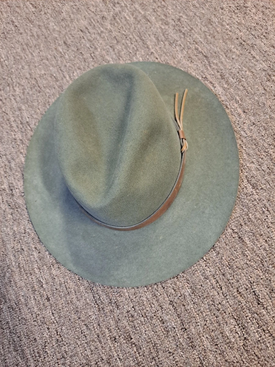 Chapeau de cowboy en laine des années 40/50, taille 7 à 7 1/8 - France