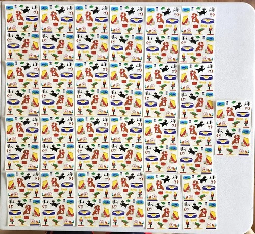 Vtg Mrs Grossman's Stickers 50 Sheets Assorted Animals (4" x 3.25" Each Sheet)