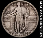 1917 Standing Liberty Quarter - Type 1 - Scarce  Semi-key  Better Date  #J7963